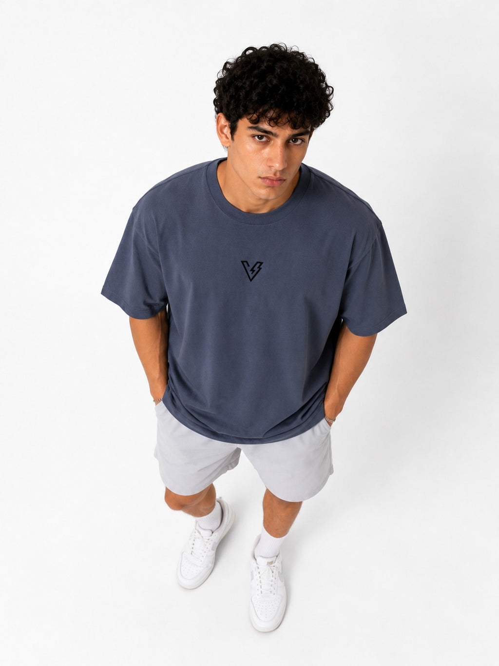 Volt Gray Unisex Oversized Tee