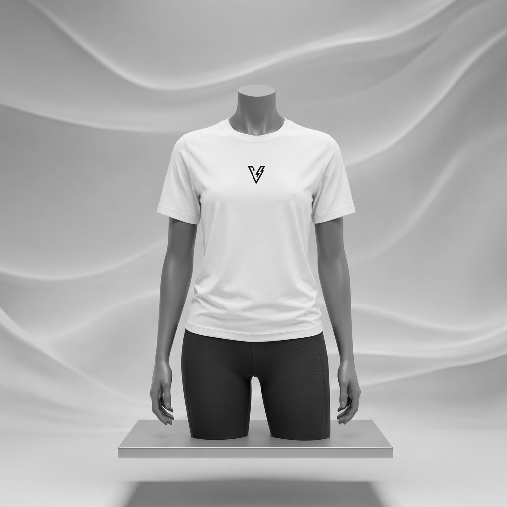 Volt White Unisex Oversized Tee