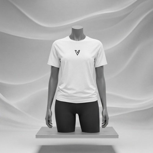 Volt White Unisex Oversized Tee
