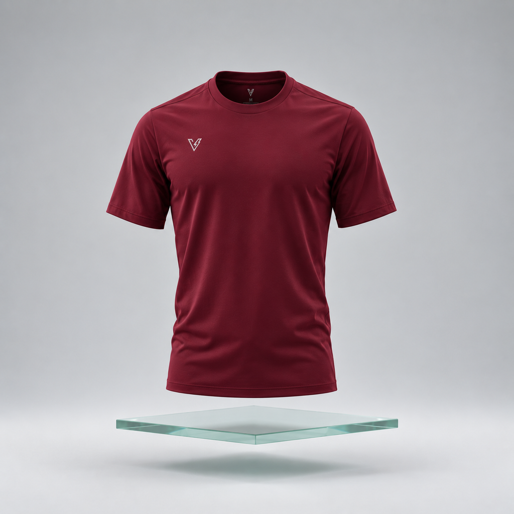 Volt Unisex Regular fit T-shirt Burgundy