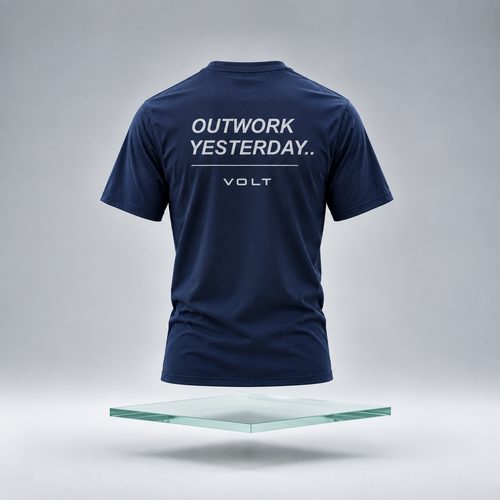 Volt Unisex Regular Fit T- shirt Navy