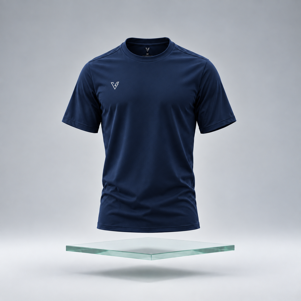 Volt Unisex Regular Fit T- shirt Navy